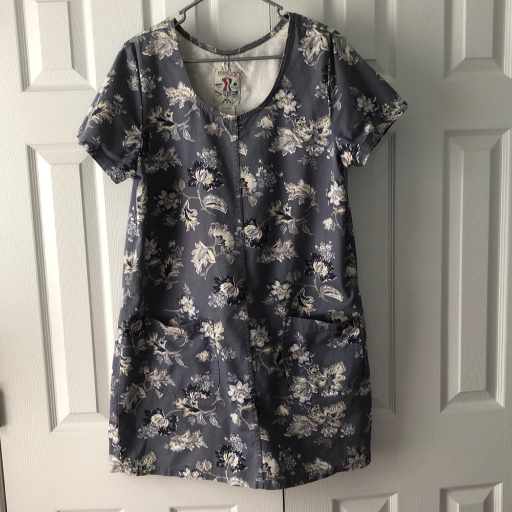 Blue cotton dress size XL